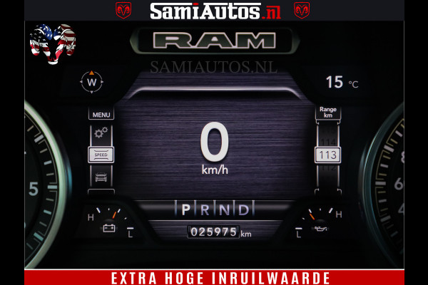 Dodge Ram 1500 Laramie 5.7 V8 4x4 Crew Cab DC | PANO DAK | 12' Grootscherm | Comfortabele Dubbele Cabine met Royale 5 Zitplaatsen | Voorraad Nr 2502 - 41254