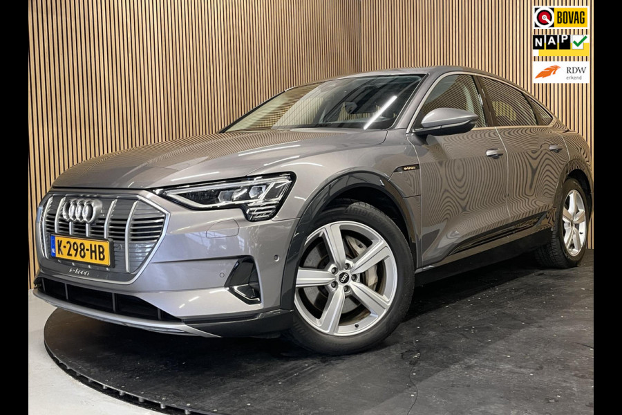 Audi e-tron Sportback 55 Quattro Business 95 kWh|GROTE ACCU|CAMERA|ELEK. INTERIEUR+A+KLEP|CLIMATE,CRUISE|IN.BTW|1eEIG.|NL-AUTO|NAP