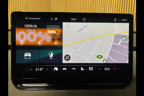 Škoda ENYAQ iV 60|APPLE CARPLAY|ANDROID AUTO|NAVIGATIE|CLIMATE, CRUISE CONTROL|NL-AUTO|NAP|INCL. BTW|