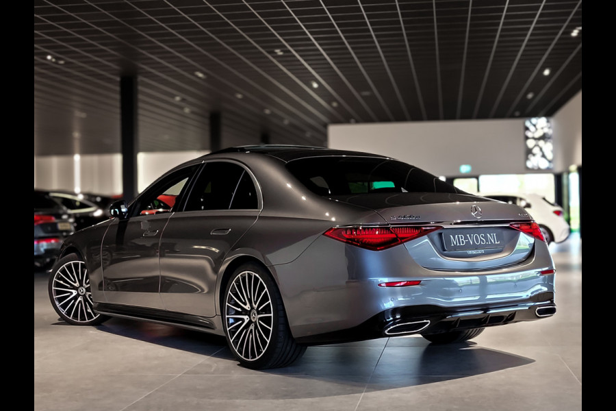 Mercedes-Benz S-Klasse 400d 4-M AMG Achterassturing|Ruitleder|Burmester|Rij-assistentie|Keyless|Night|21" Aut9