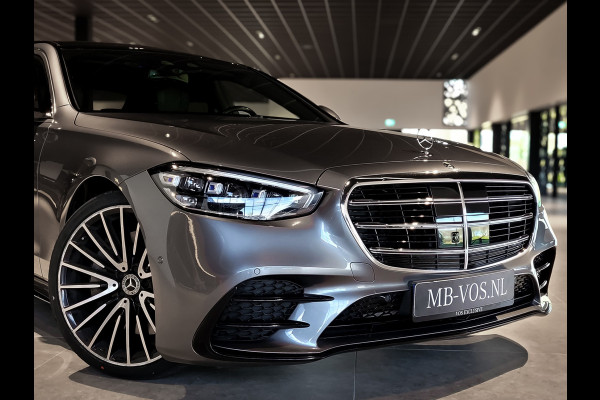 Mercedes-Benz S-Klasse 400d 4-M AMG Achterassturing|Ruitleder|Burmester|Rij-assistentie|Keyless|Night|21" Aut9
