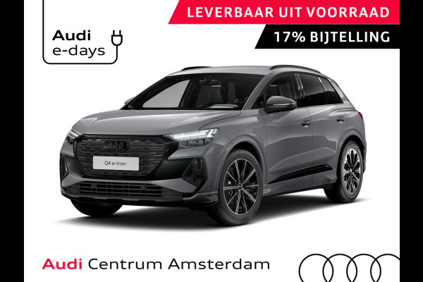 Audi Q4 e-tron 45 S edition Competition 82 kWh 286 pk | Assistentiepakket plus | Optiekpakket plus | Ambient verlichting | Privacy glas |