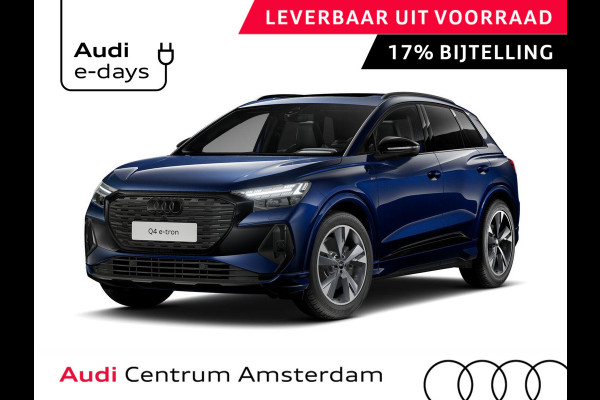 Audi Q4 e-tron 45 S edition Competition 82 kWh 286 pk | Assistentiepakket plus | Comfortpakket plus | Glazen panoramadak | Ambient lichtpakket |