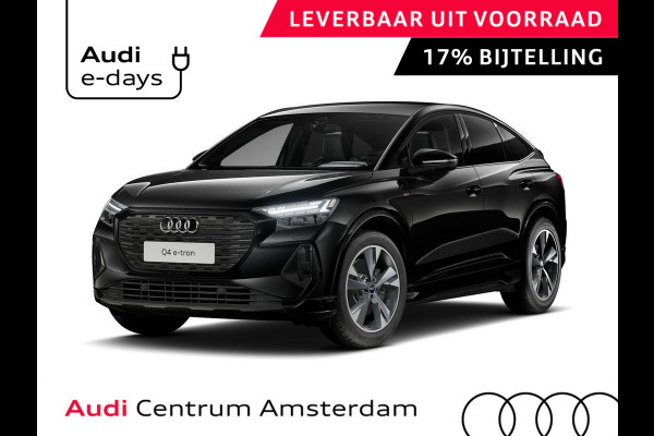 Audi Q4 Sportback e-tron 45 S edition Competition 82 kWh 286 pk | Assistentiepakket plus | Comfortpakket plus | Klimaatregelingspakket | MMI navigatie pro |