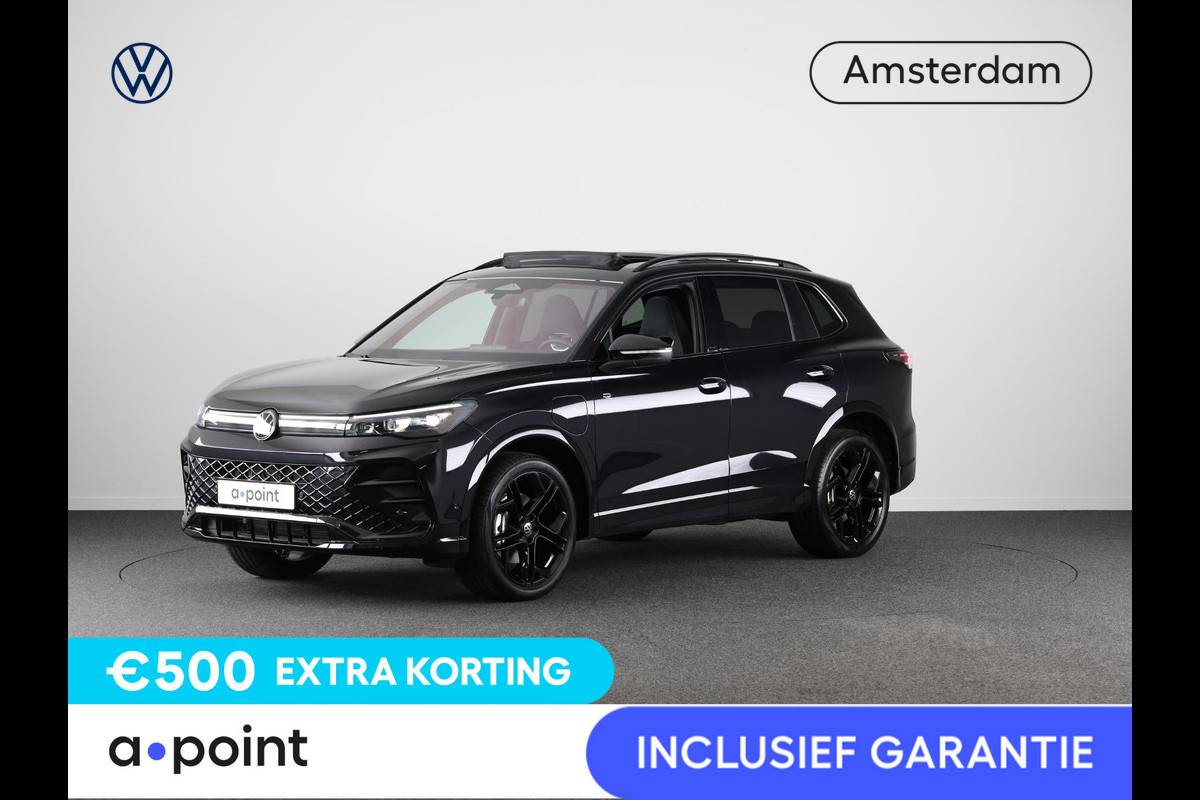 Volkswagen Tiguan 1.5 eHybrid R-Line Business | Panoramaschuif-kanteldak | Wegklapbare Trekhaak | Achterklep Elektrisch | Black style pakket | Navigatie | Parkeer assistent |