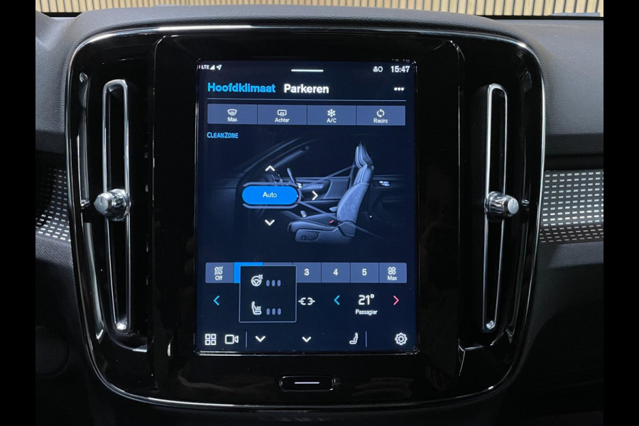 Volvo XC40 Recharge Core|BLACK-GREY|ACC|CAMERA|APPLE CARPLAY/ANDROID AUTO|STOEL+STUURVERW|ELEK.KLEP|NL-AUTO|NAP|INCL.BTW|1e EIG|
