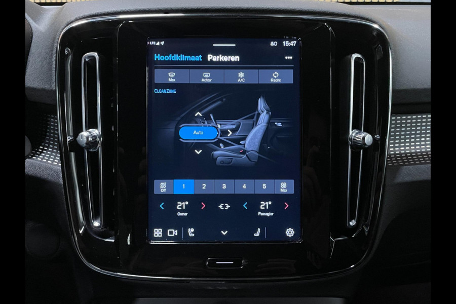 Volvo XC40 Recharge Core|BLACK-GREY|ACC|CAMERA|APPLE CARPLAY/ANDROID AUTO|STOEL+STUURVERW|ELEK.KLEP|NL-AUTO|NAP|INCL.BTW|1e EIG|