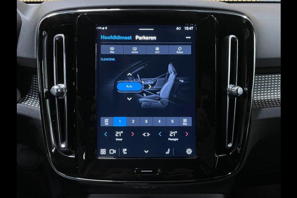 Volvo XC40 Recharge Core|BLACK-GREY|ACC|CAMERA|APPLE CARPLAY/ANDROID AUTO|STOEL+STUURVERW|ELEK.KLEP|NL-AUTO|NAP|INCL.BTW|1e EIG|
