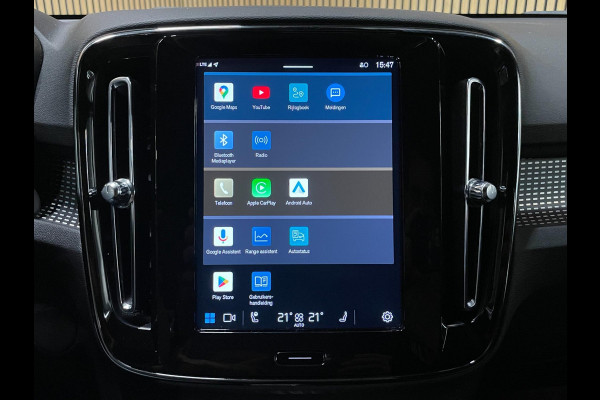 Volvo XC40 Recharge Core|BLACK-GREY|ACC|CAMERA|APPLE CARPLAY/ANDROID AUTO|STOEL+STUURVERW|ELEK.KLEP|NL-AUTO|NAP|INCL.BTW|1e EIG|