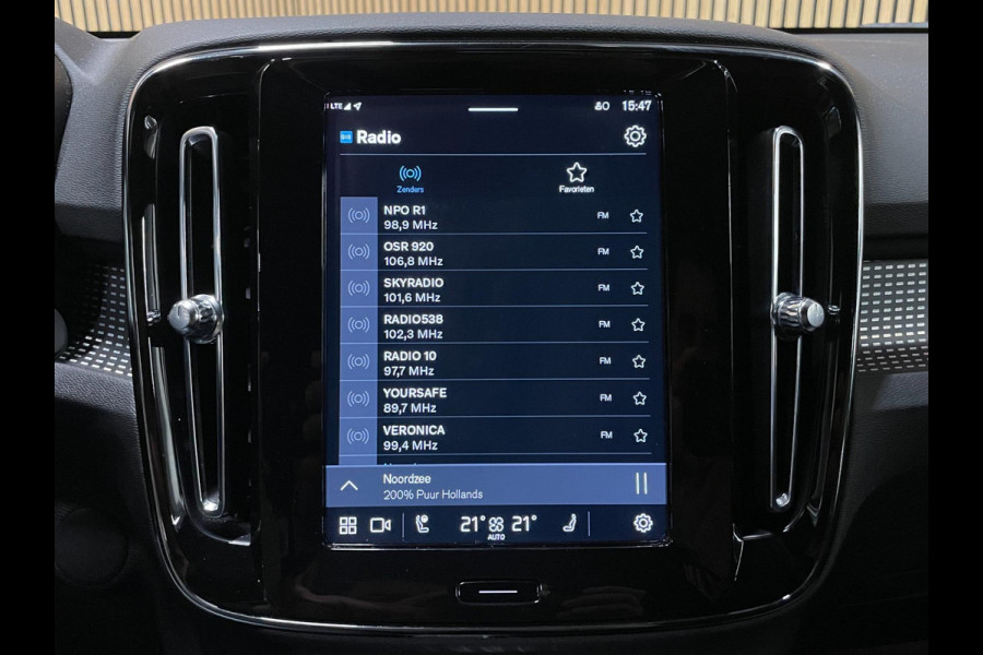 Volvo XC40 Recharge Core|BLACK-GREY|ACC|CAMERA|APPLE CARPLAY/ANDROID AUTO|STOEL+STUURVERW|ELEK.KLEP|NL-AUTO|NAP|INCL.BTW|1e EIG|