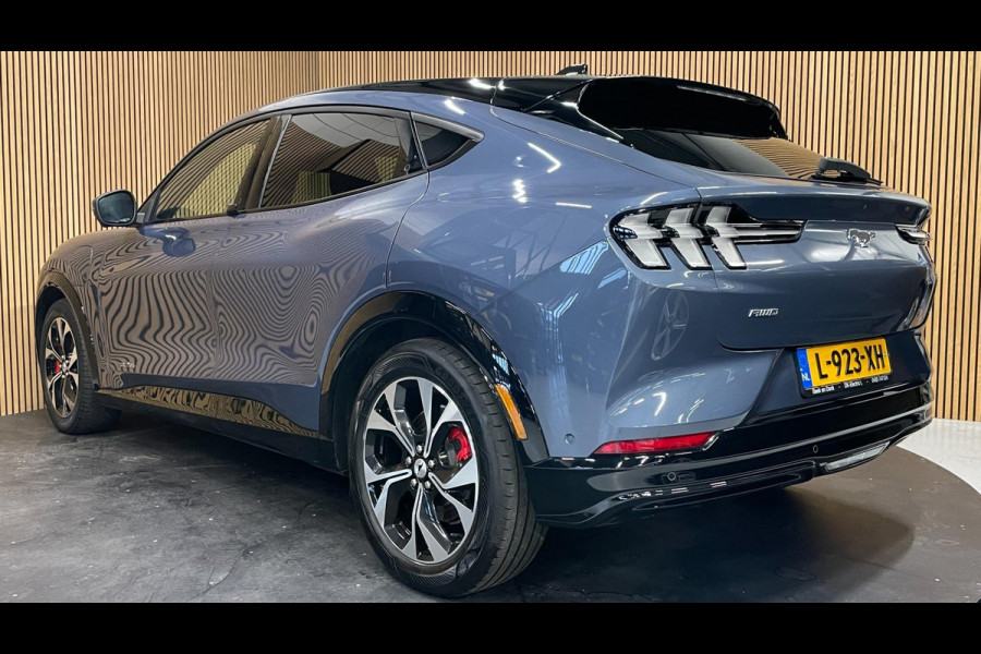 Ford Mustang Mach-E AWD 75 kWh|FULL OPTION|PANO|LEDER|B&O AUDIO|ACC|360+V+A-CAMERA|CARPLAY|STOEL-, STUURVERW|NL-AUTO|INCL BTW|NAP|