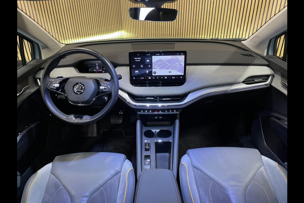 Škoda ENYAQ iV 80|96% SOH|1/2LEDER|PANO|ACC|TREKH.|ELEK.INTER+A-KLEP|STUUR+STOELVERW V+A|CAMERA|CARPLAY|CLIMATE+CRUISE CONTROL|NL|