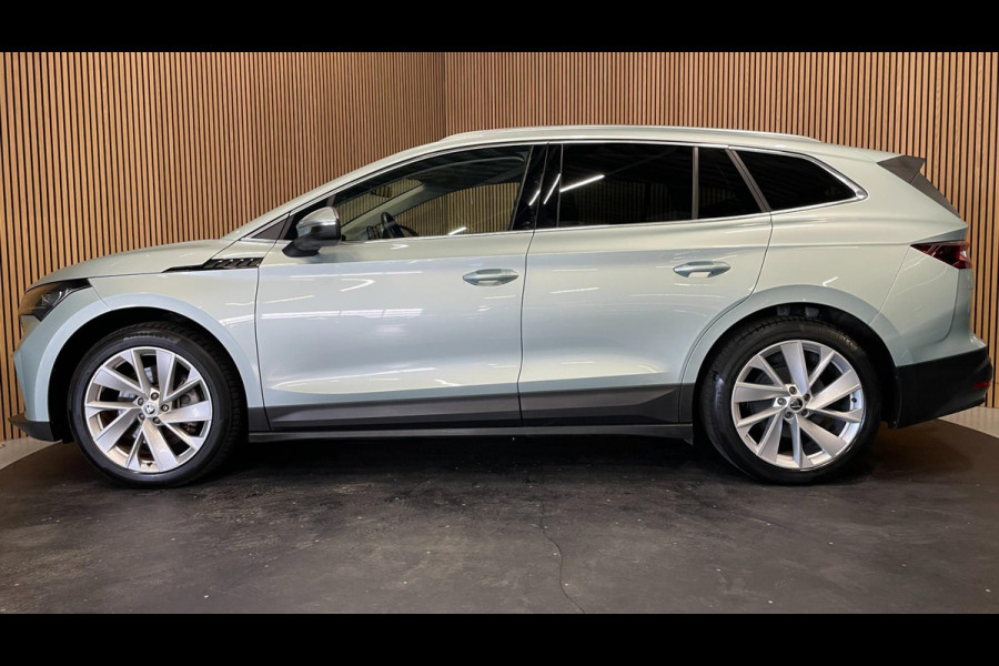 Škoda ENYAQ iV 80|96% SOH|1/2LEDER|PANO|ACC|TREKH.|ELEK.INTER+A-KLEP|STUUR+STOELVERW V+A|CAMERA|CARPLAY|CLIMATE+CRUISE CONTROL|NL|