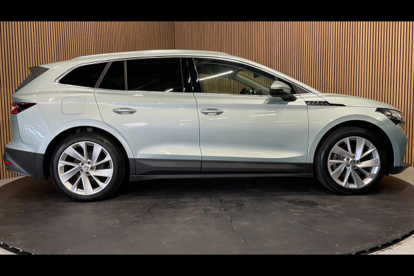 Škoda ENYAQ iV 80|96% SOH|1/2LEDER|PANO|ACC|TREKH.|ELEK.INTER+A-KLEP|STUUR+STOELVERW V+A|CAMERA|CARPLAY|CLIMATE+CRUISE CONTROL|NL|