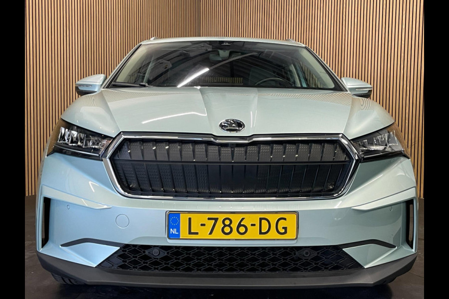 Škoda ENYAQ iV 80|96% SOH|1/2LEDER|PANO|ACC|TREKH.|ELEK.INTER+A-KLEP|STUUR+STOELVERW V+A|CAMERA|CARPLAY|CLIMATE+CRUISE CONTROL|NL|