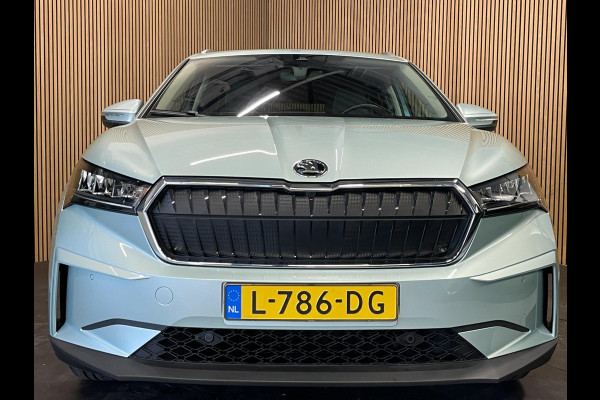 Škoda ENYAQ iV 80|96% SOH|1/2LEDER|PANO|ACC|TREKH.|ELEK.INTER+A-KLEP|STUUR+STOELVERW V+A|CAMERA|CARPLAY|CLIMATE+CRUISE CONTROL|NL|