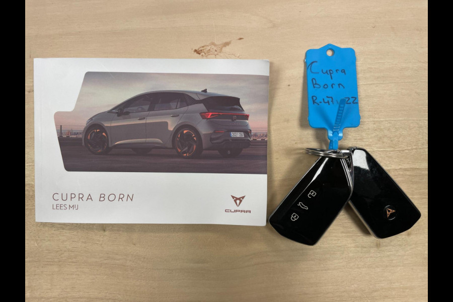 CUPRA Born Adrenaline 82 kWh|550KM WLTP|GROTE ACCU|ACC|CAMERA|CARPLAY/ANDROID AUTO|STOEL+STUURVERW.|NL-AUTO|NAP||INCL. BTW|1e EIG|
