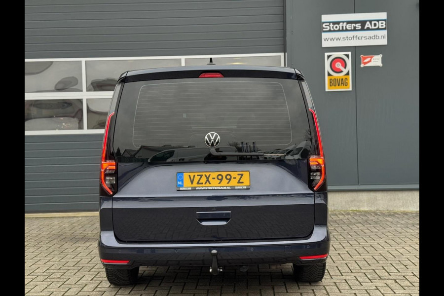 Volkswagen Caddy Cargo Maxi 2.0 TDI Style 122pk DSG | 2x SCHUIF | Navi | Trekhaak | LED | Camera | Leder | CarPlay | Lichtmetaal