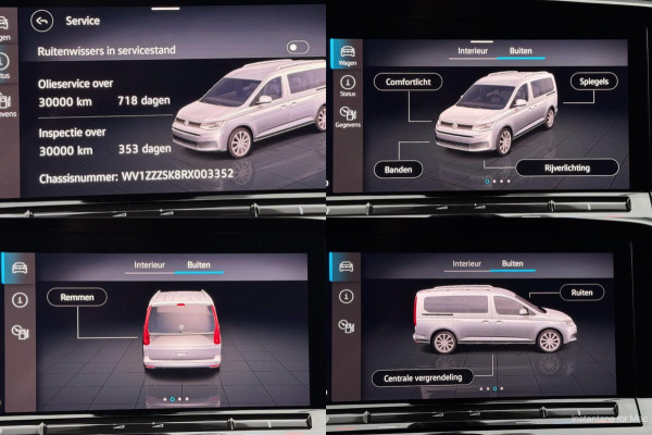 Volkswagen Caddy Cargo Maxi 2.0 TDI Style 122pk DSG | 2x SCHUIF | Navi | Trekhaak | LED | Camera | Leder | CarPlay | Lichtmetaal