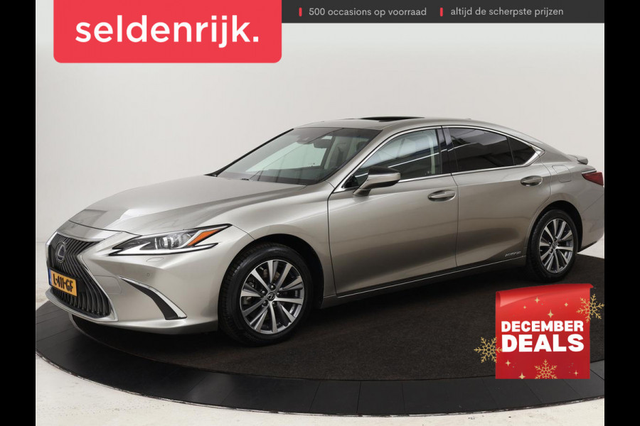 Lexus ES 300h Comfort Line | Schuifdak | Leder | Stoelverwarming | Adaptive cruise | Carplay | Camera | Memory | Keyless | Full LED