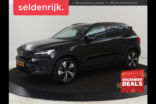 Volvo XC40 Recharge P8 AWD R Design | Trekhaak | Stoel & stuurverwarming | Camera | Carplay | Leder/Alcantara | Adaptive cruise | Keyless | Full LED | 19'' lichtmetalen velgen