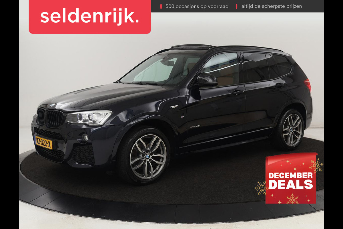 BMW X3 sDrive20i High Executive | M Sport | Panoramadak | Carplay | Trekhaak | Leder | Sportstoelen | Camera | Stoelverwarming | Xenon | Navigatie | 19'' lichtmetalen velgen