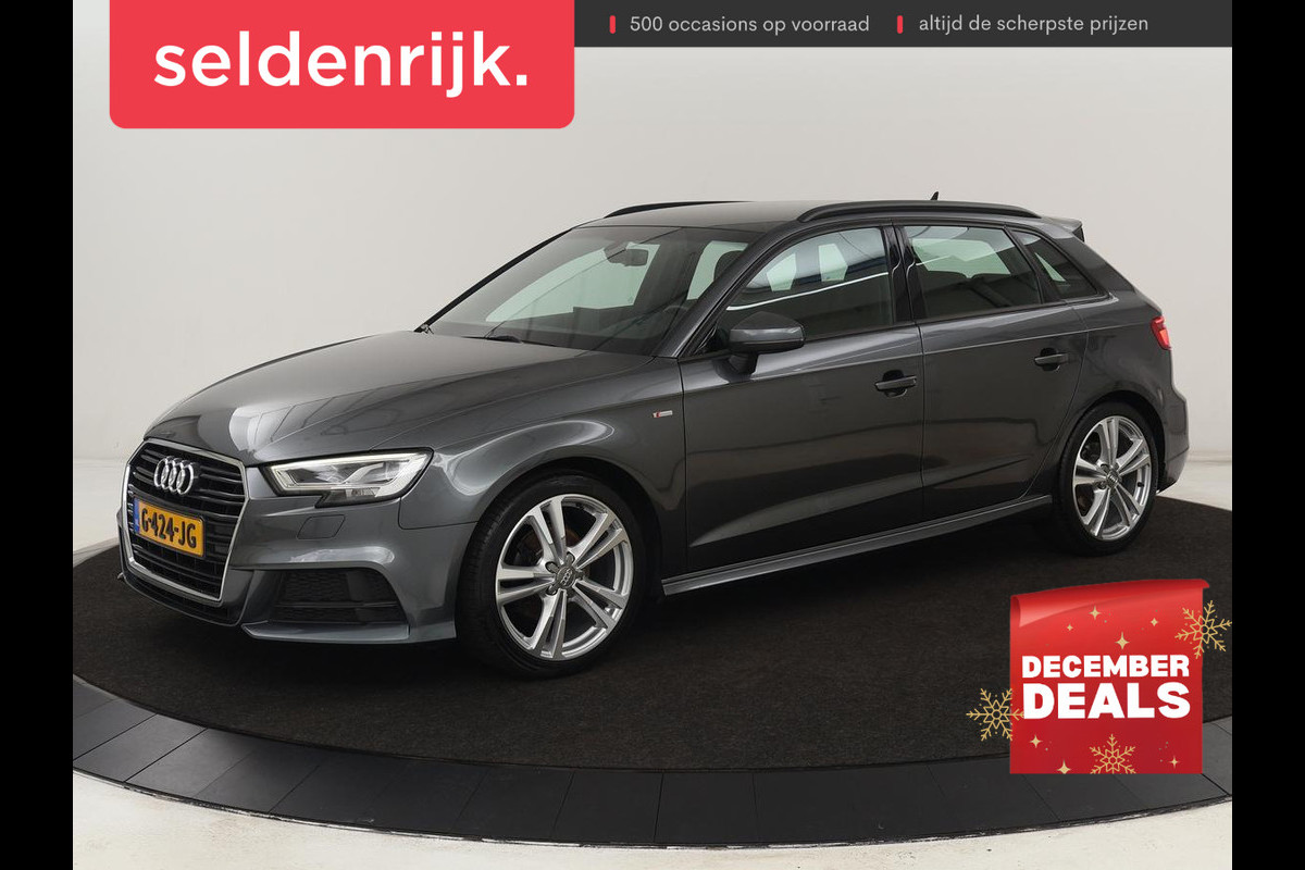 Audi A3 30 TFSI Advance Sport | Stoelverwarming | Virtual Cockpit | Carplay | Half leder | Navigatie | Full LED | Parkeerhulp | Bluetooth | Climate control | Cruise control