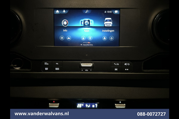 Mercedes-Benz Sprinter 317 CDI 170pk 3500kg Trekhaak L3H2 Euro6 Airco | 360 graden Camera | Navigatie | Chauffeursstoel | Cruisecontrol Apple Carplay, Android Auto, Stoelverwarming, Parkeersensoren, Bijrijdersbank
