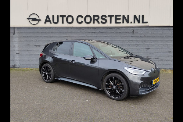 Volkswagen ID.3 First Max 58kWh Pano-dak Adap.Cruise Apple Carplay Android Camera PDC Ergo Active-Stoel Navi-Pro Ecc Stoel-Stuurverwarming Elek.Stoelen Lmv Privacy Glas Keyless Advanced Led-Achterlicht dynamisch Matrix Led Origineel Nederlandse Auto Zeer compleet Nieuwprijs €49.176,-