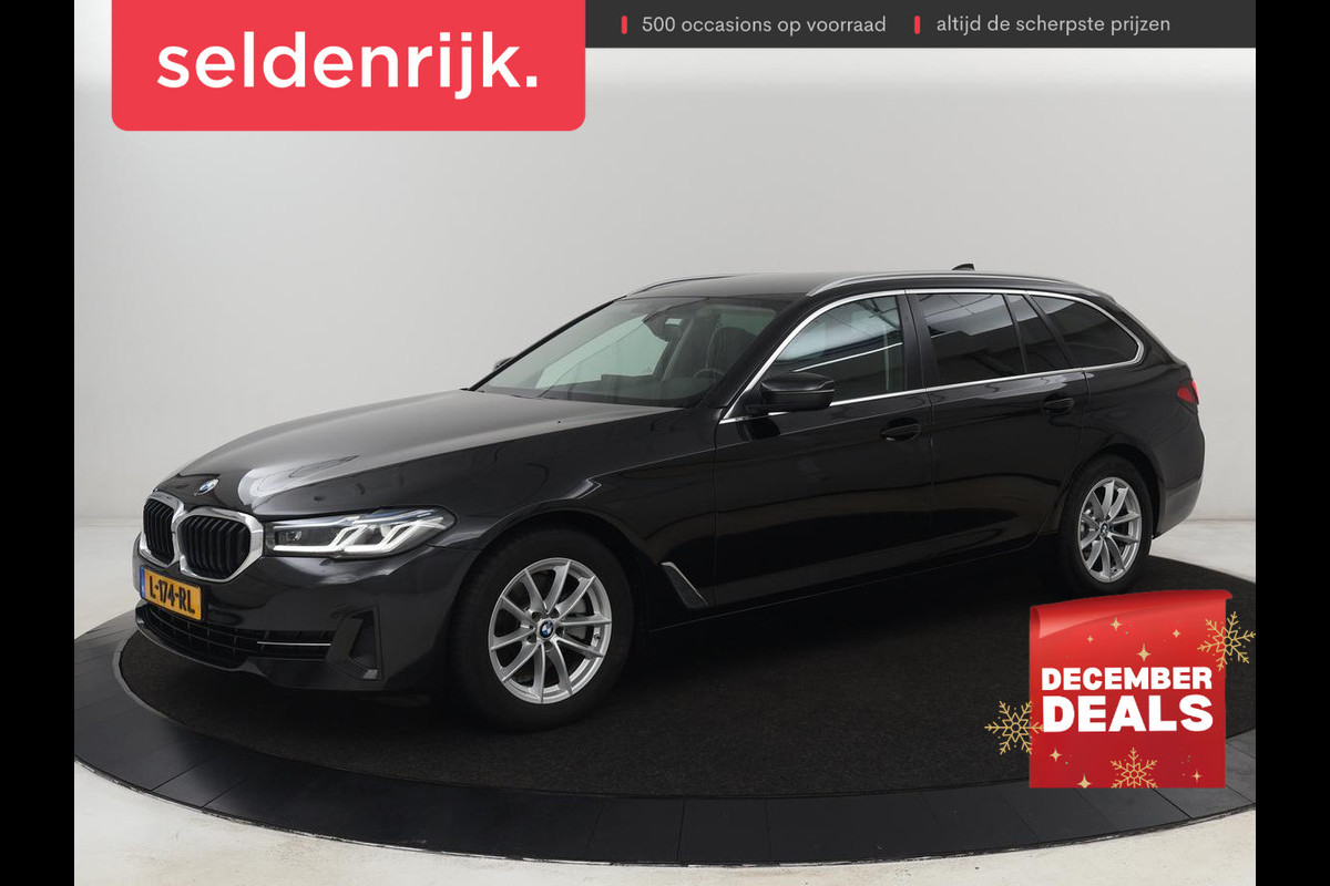 BMW 5 Serie 520i Business Edition Plus | Nappaleder | Stoelverwarming | Carplay | Laserlicht | Navigatie | Live Cockpit | Parkeerhulp | Climate control | Comfortstoelen | Cruise control | Bluetooth