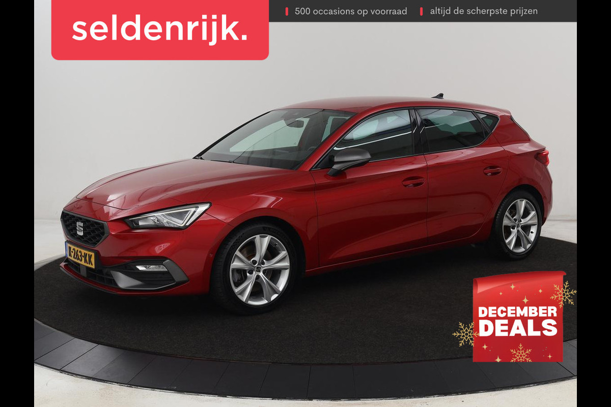 Seat Leon 1.5 eTSI FR Launch Edition | Stoelverwarming | Carplay | Adaptive cruise | Dynamic Chassis Control | Keyless | Sfeerverlichting | Stuurverwarming | Navigatie | Parkeerhulp