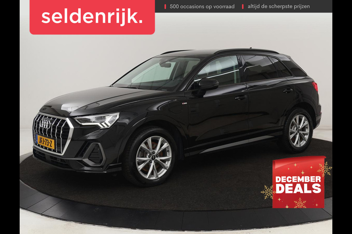 Audi Q3 45 TFSI e S edition | Stoelverwarming | Adaptive cruise | Virtual Cockpit | Half leder | Camera | Carplay | Sportstoelen | Navigatie | Full LED | PHEV | Plug In