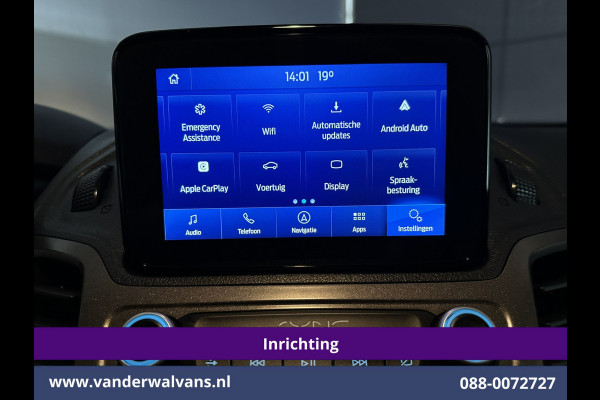 Ford Transit Connect 1.5 EcoBlue 101pk L1H1 Inrichting Euro6 Airco | 3-Zits | Camera | Navigatie | Apple Carplay | Android Auto Cruisecontrol, Parkeersensoren, Verwarmde voorruit, bijrijdersbank