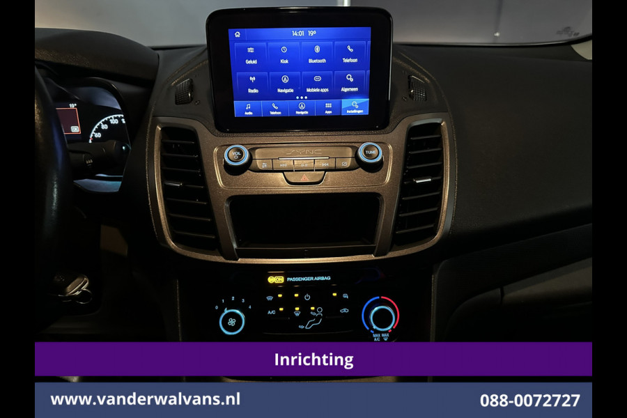 Ford Transit Connect 1.5 EcoBlue 101pk L1H1 Inrichting Euro6 Airco | 3-Zits | Camera | Navigatie | Apple Carplay | Android Auto Cruisecontrol, Parkeersensoren, Verwarmde voorruit, bijrijdersbank