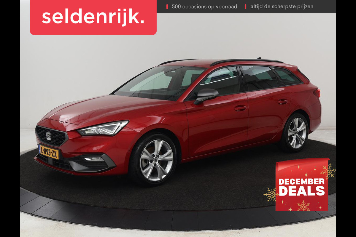 Seat Leon 1.5 TSI FR Business Intense | Trekhaak | Carplay | Adaptive cruise | Navigatie | Sportstoelen | Camera | Dodehoek detectie | Parkeerhulp | DAB | Full LED