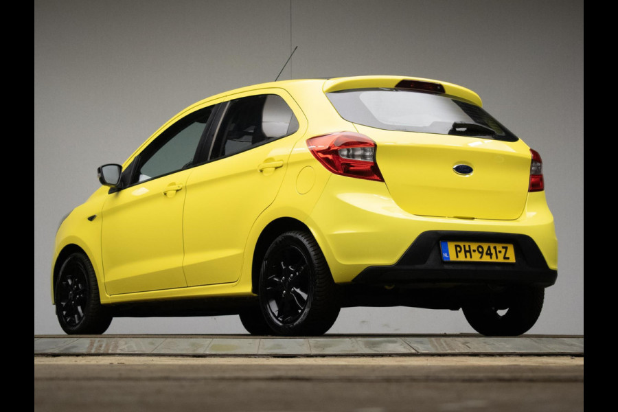 Ford Ka+ 1.2 Sport YELLOW/BLACK EDITION (LED,CRUISE,AIRCO,LM VELGEN,SPORTSTOELEN,GETINT,PDC,NETTESTAAT)