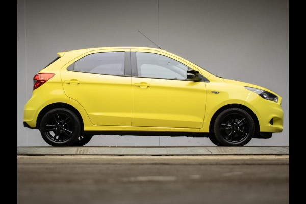 Ford Ka+ 1.2 Sport YELLOW/BLACK EDITION (LED,CRUISE,AIRCO,LM VELGEN,SPORTSTOELEN,GETINT,PDC,NETTESTAAT)