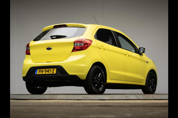 Ford Ka+ 1.2 Sport YELLOW/BLACK EDITION (LED,CRUISE,AIRCO,LM VELGEN,SPORTSTOELEN,GETINT,PDC,NETTESTAAT)