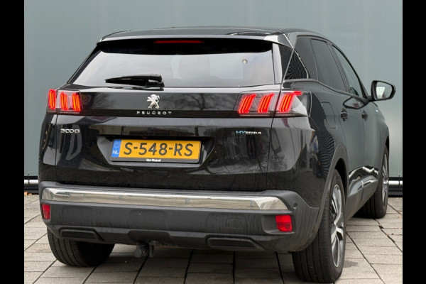 Peugeot 3008 BWJ 2022 | 1.6 HYbrid4 300PK Blue Allure | TREKHAAK | LEDER/STOF | CAMERA A | CLIMA | NAVI | CARPLAY | STOELVERW | PDC 2X |