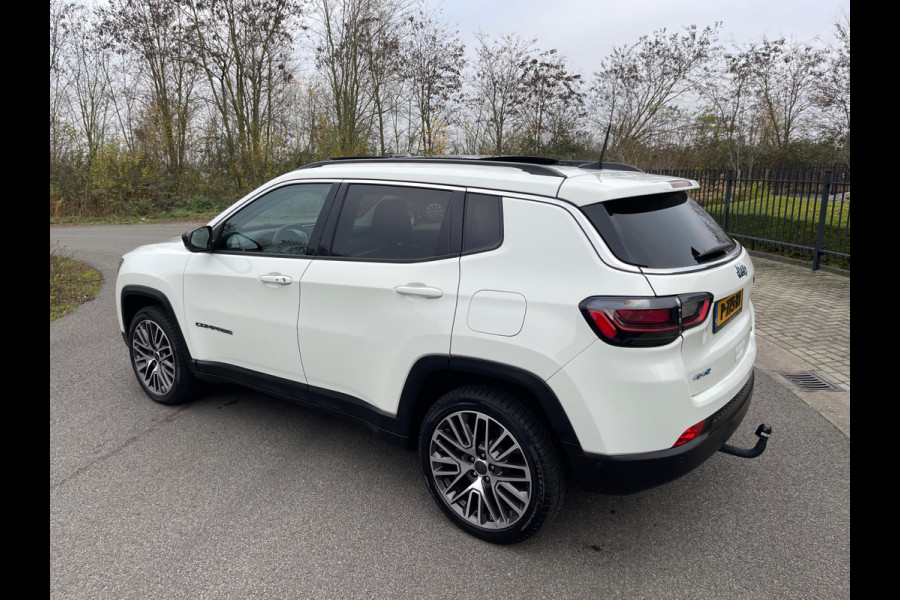 Jeep Compass 4xe 190PK Plug-in Hybrid Electric LIMITED-ED PANORAMADAK NAVI-CAMERA LEER TREKHAAK