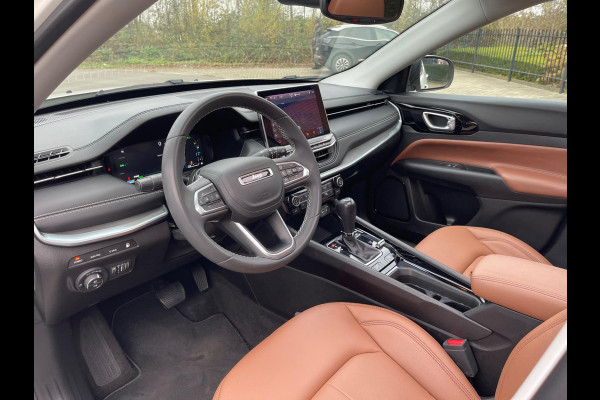 Jeep Compass 4xe 190PK Plug-in Hybrid Electric LIMITED-ED PANORAMADAK NAVI-CAMERA LEER TREKHAAK