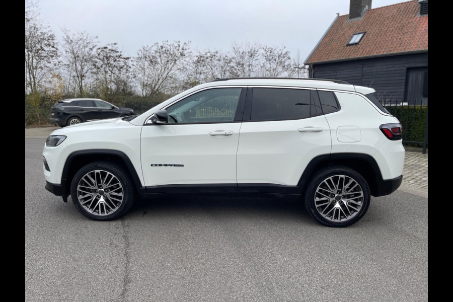 Jeep Compass 4xe 190PK Plug-in Hybrid Electric LIMITED-ED PANORAMADAK NAVI-CAMERA LEER TREKHAAK