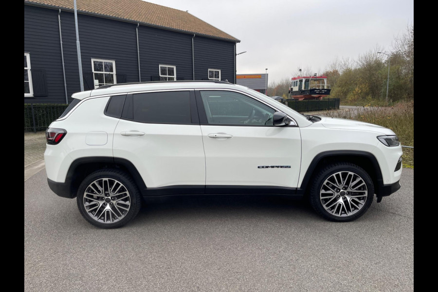 Jeep Compass 4xe 190PK Plug-in Hybrid Electric LIMITED-ED PANORAMADAK NAVI-CAMERA LEER TREKHAAK