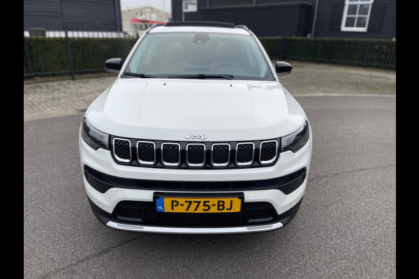 Jeep Compass 4xe 190PK Plug-in Hybrid Electric LIMITED-ED PANORAMADAK NAVI-CAMERA LEER TREKHAAK