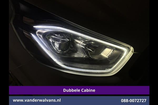 Ford Transit Custom 2.0 TDCI 131pk L2H1 Dubbele Cabine Euro6 Airco | 6-Zits | Navigatie | LED | Apple Carplay | Cruisecontrol Android Auto, Parkeersensoren, Stoelverwarming, Verwarmde voorruit, 2800kg trekvermogen