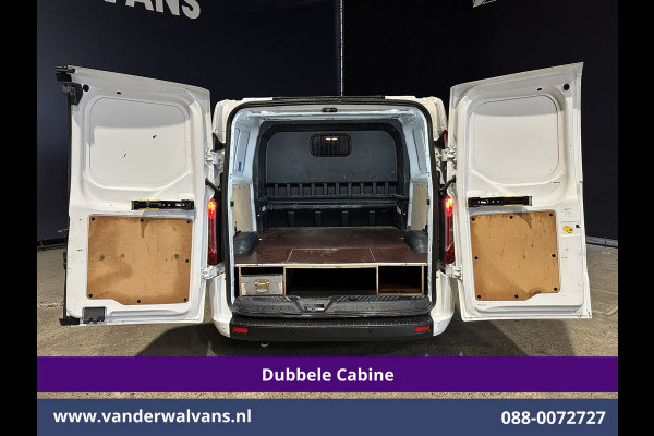 Ford Transit Custom 2.0 TDCI 131pk L2H1 Dubbele Cabine Euro6 Airco | 6-Zits | Navigatie | LED | Apple Carplay | Cruisecontrol Android Auto, Parkeersensoren, Stoelverwarming, Verwarmde voorruit, 2800kg trekvermogen