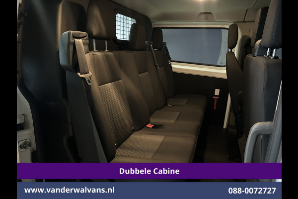 Ford Transit Custom 2.0 TDCI 131pk L2H1 Dubbele Cabine Euro6 Airco | 6-Zits | Navigatie | LED | Apple Carplay | Cruisecontrol Android Auto, Parkeersensoren, Stoelverwarming, Verwarmde voorruit, 2800kg trekvermogen