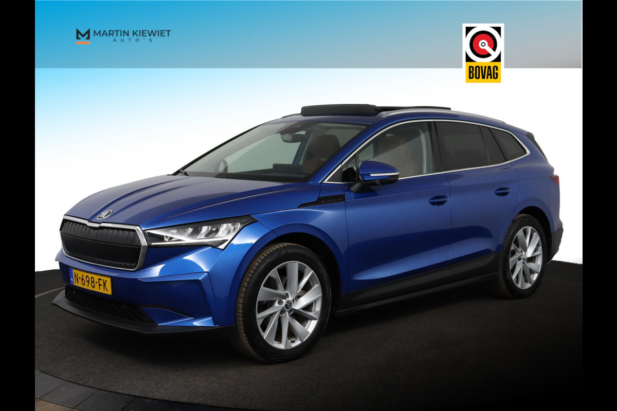 Škoda ENYAQ iV 60|Pano|Leder|Trekhaak|Warmtepomp|ACC|Camera|Head-Up Display