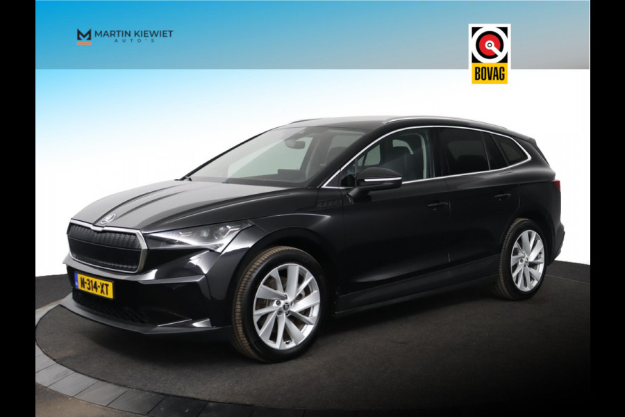 Škoda ENYAQ iV 80 Founders Edition Black|Leer|SOH 93%|Camera|Stoelverwarming