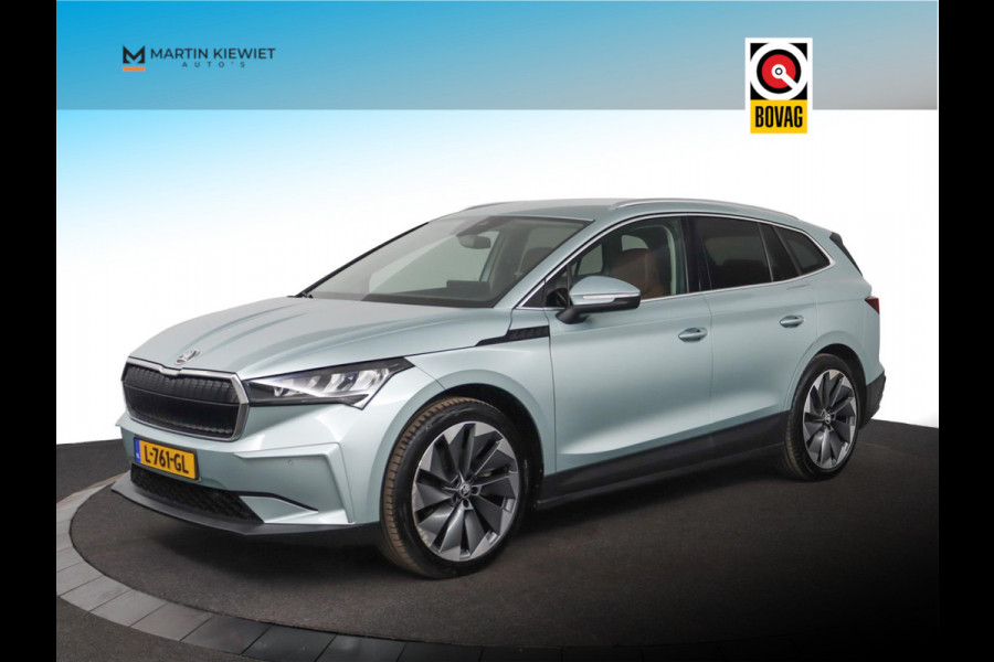 Škoda ENYAQ iV 60|Warmtepomp|Leer|Stoelverwarming|Trekhaak|SOH 92%|